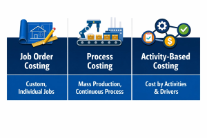 an infograph dispalying the costing system comparison
