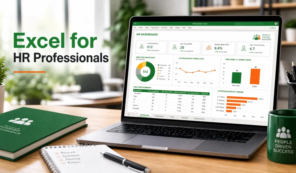 Excel for HR Professionals: 15 Powerful Skills That Improve Workforce Management in 2026