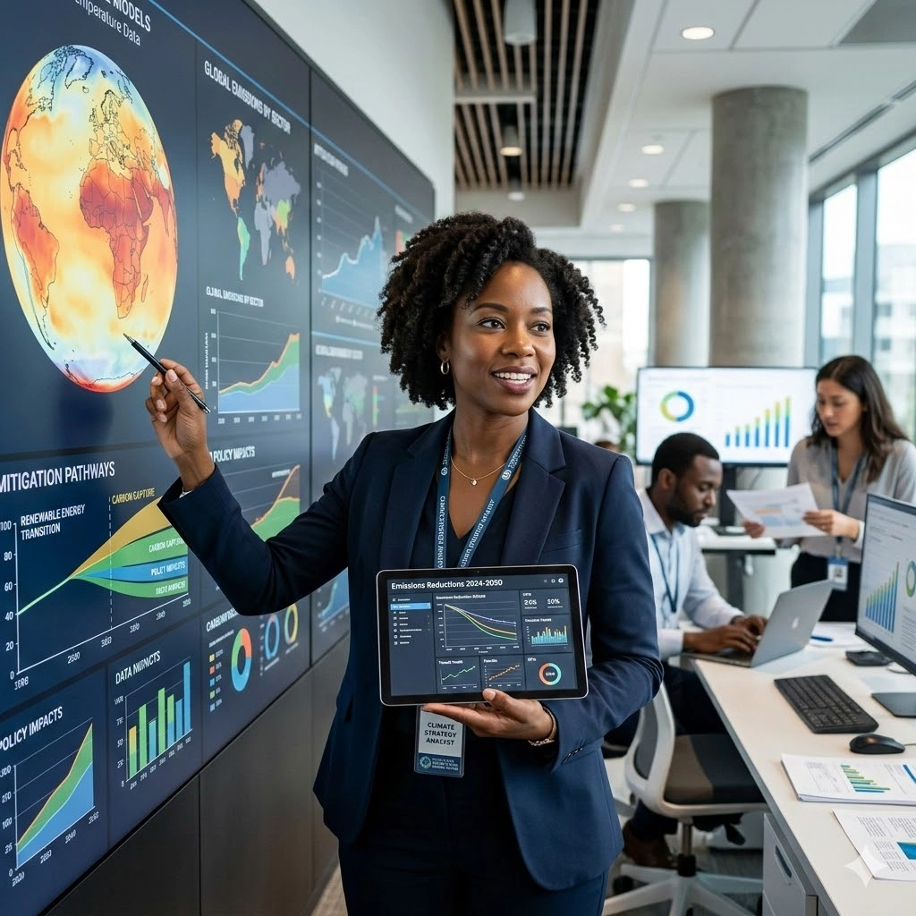 Training on Climate Change Mitigation Strategies with Climate Data