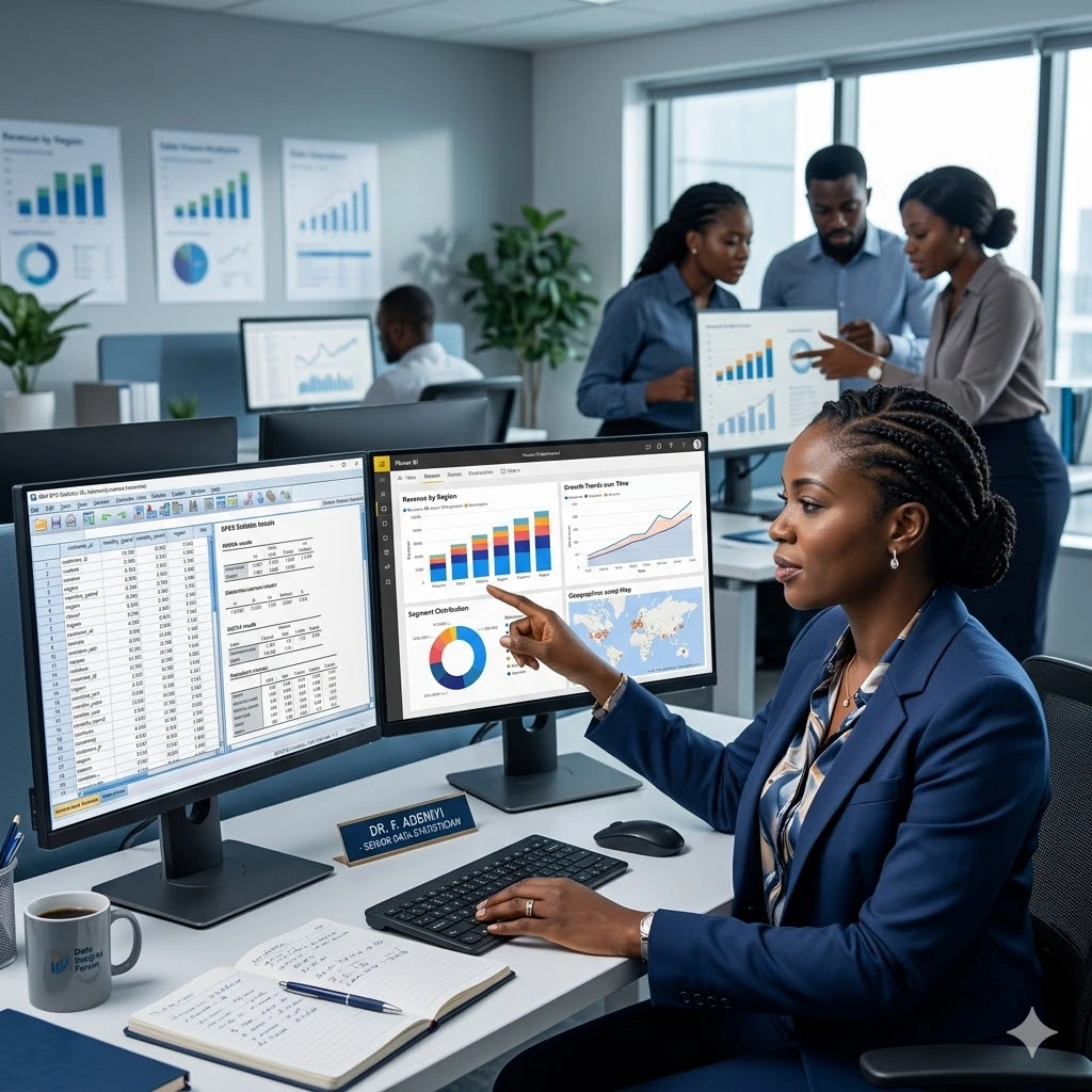 Training on Data Manipulation with SPSS and Visualization with Power BI