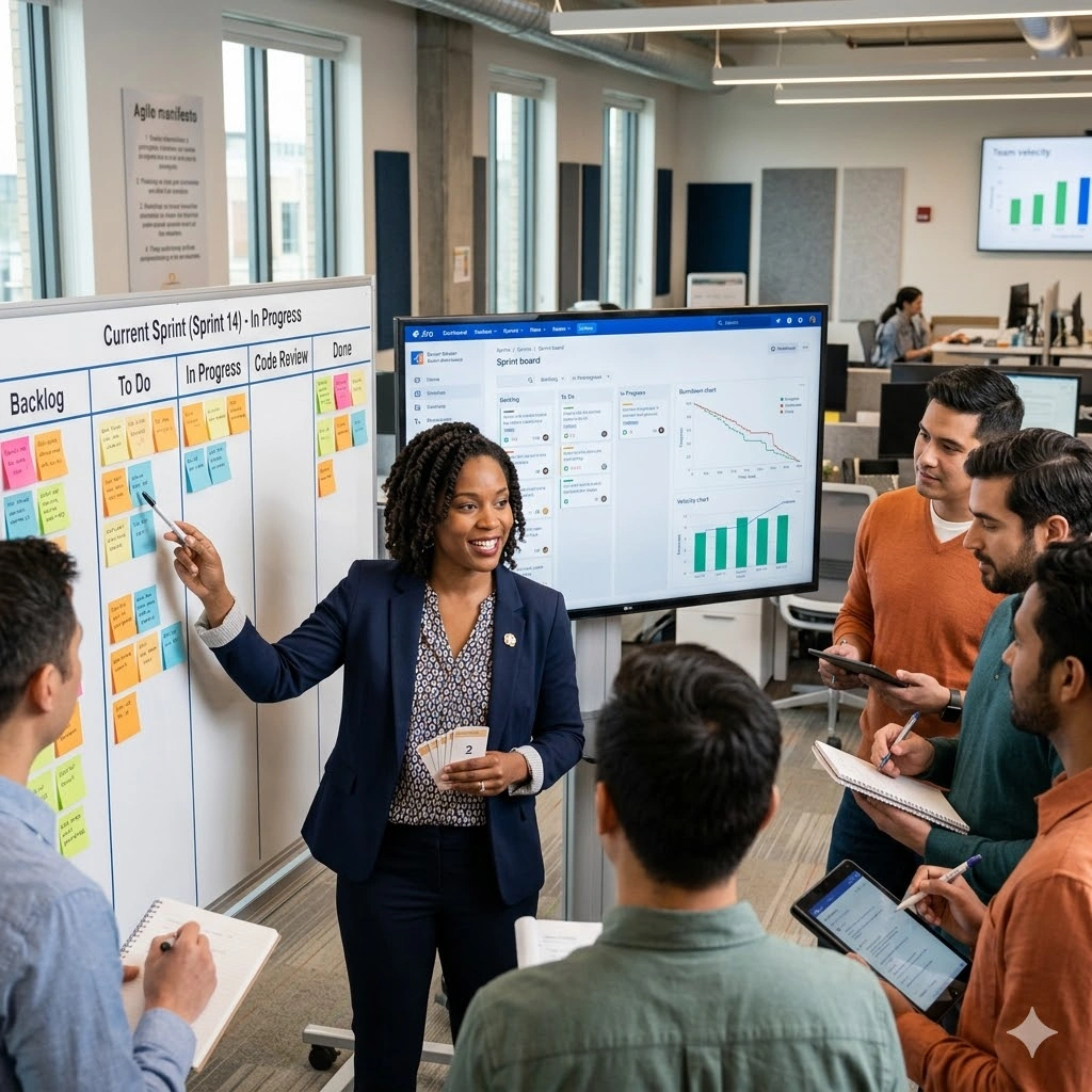 Training on Mastering Agile and Scrum Methodologies - Course Cover Image