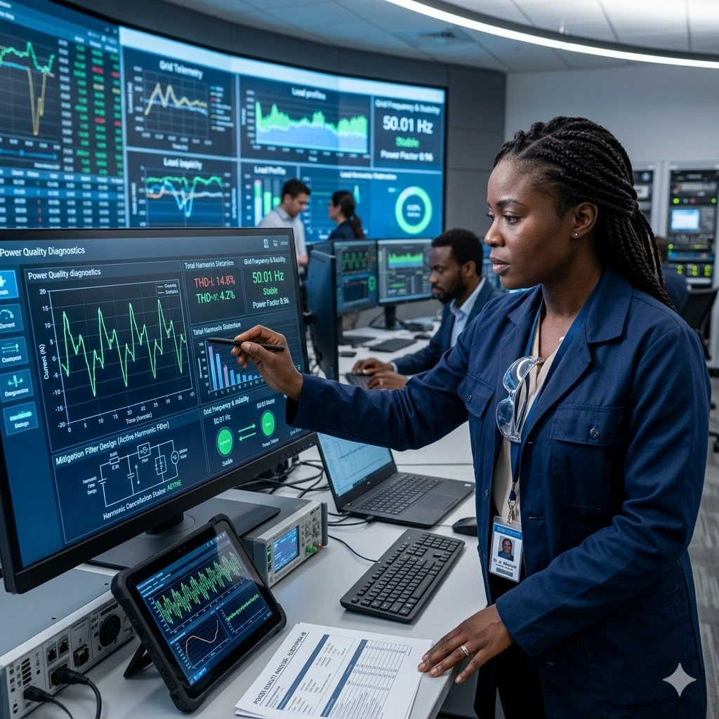 Training on Power Quality: Harmonic Analysis, Mitigation and Grid Stability