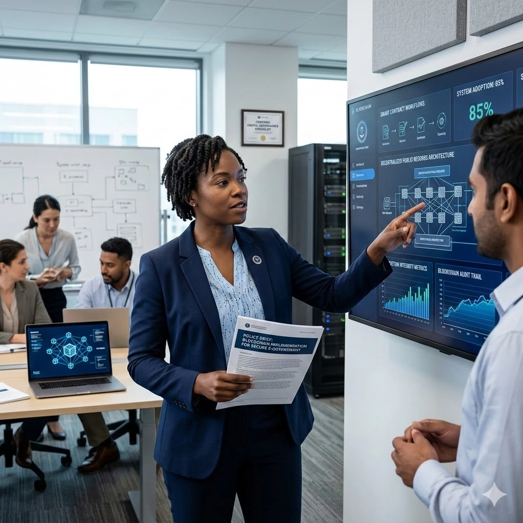 Training on Blockchain and Web3 in E-Government: Enhancing Transparency and Security - Course Cover Image