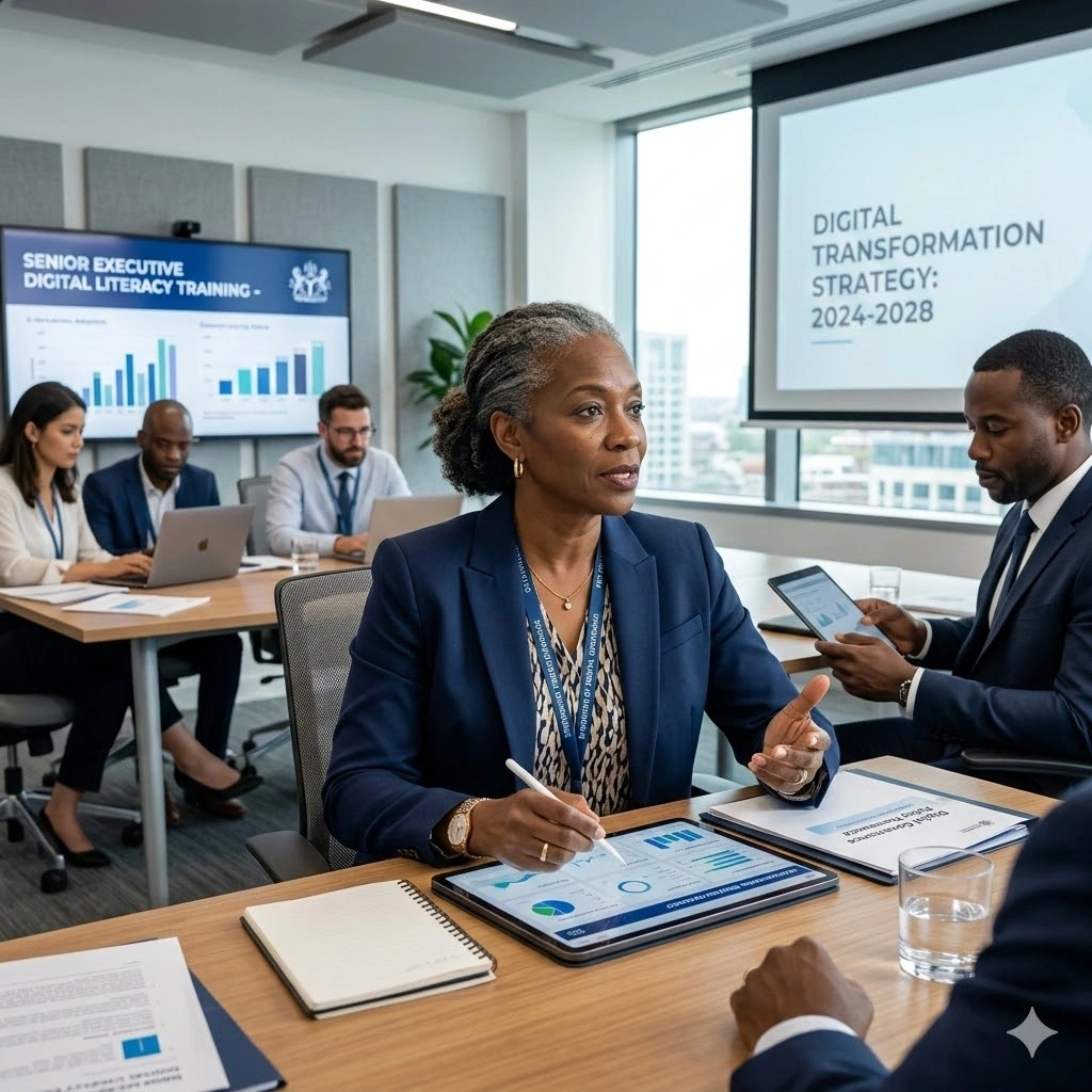 Training on Digital Literacy for Senior Government Leaders - Course Cover Image