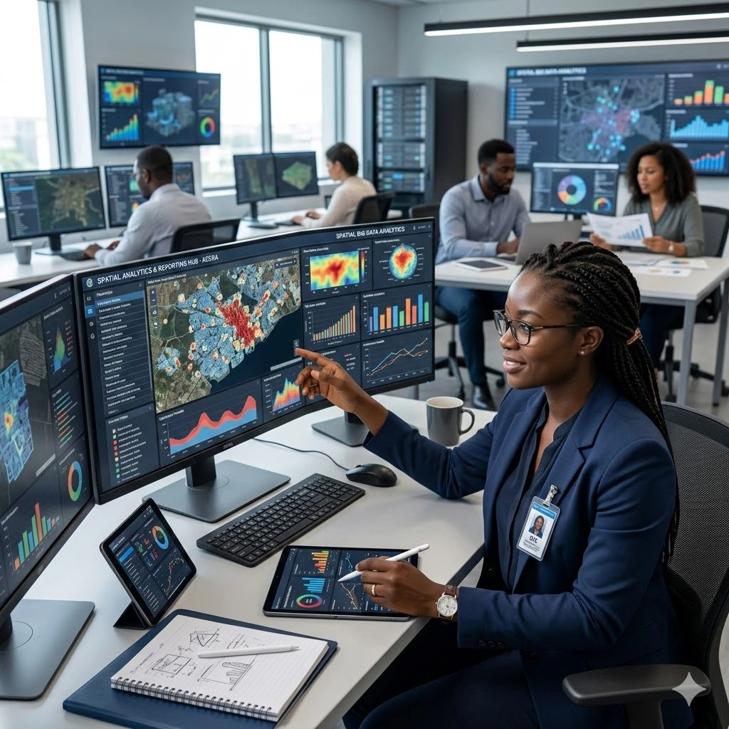 Training on Visualization and Reporting of Spatial Big Data - Course Cover Image