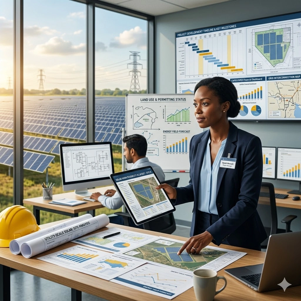 Training on Utility-Scale Solar Farm Project Development