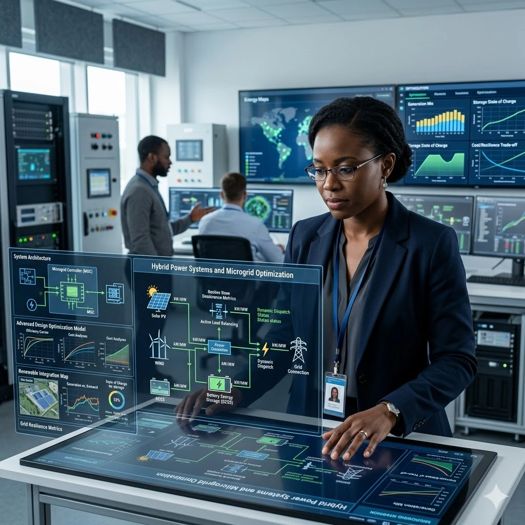 Training on Hybrid Power Systems, Microgrid Integration, and Advanced Design and Optimization