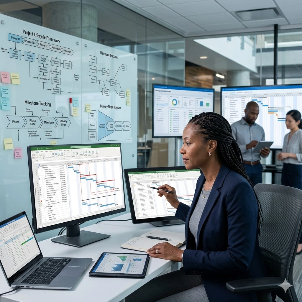 Training on Project Management and Strategic Lifecycle Architecture with Gantt Systems
