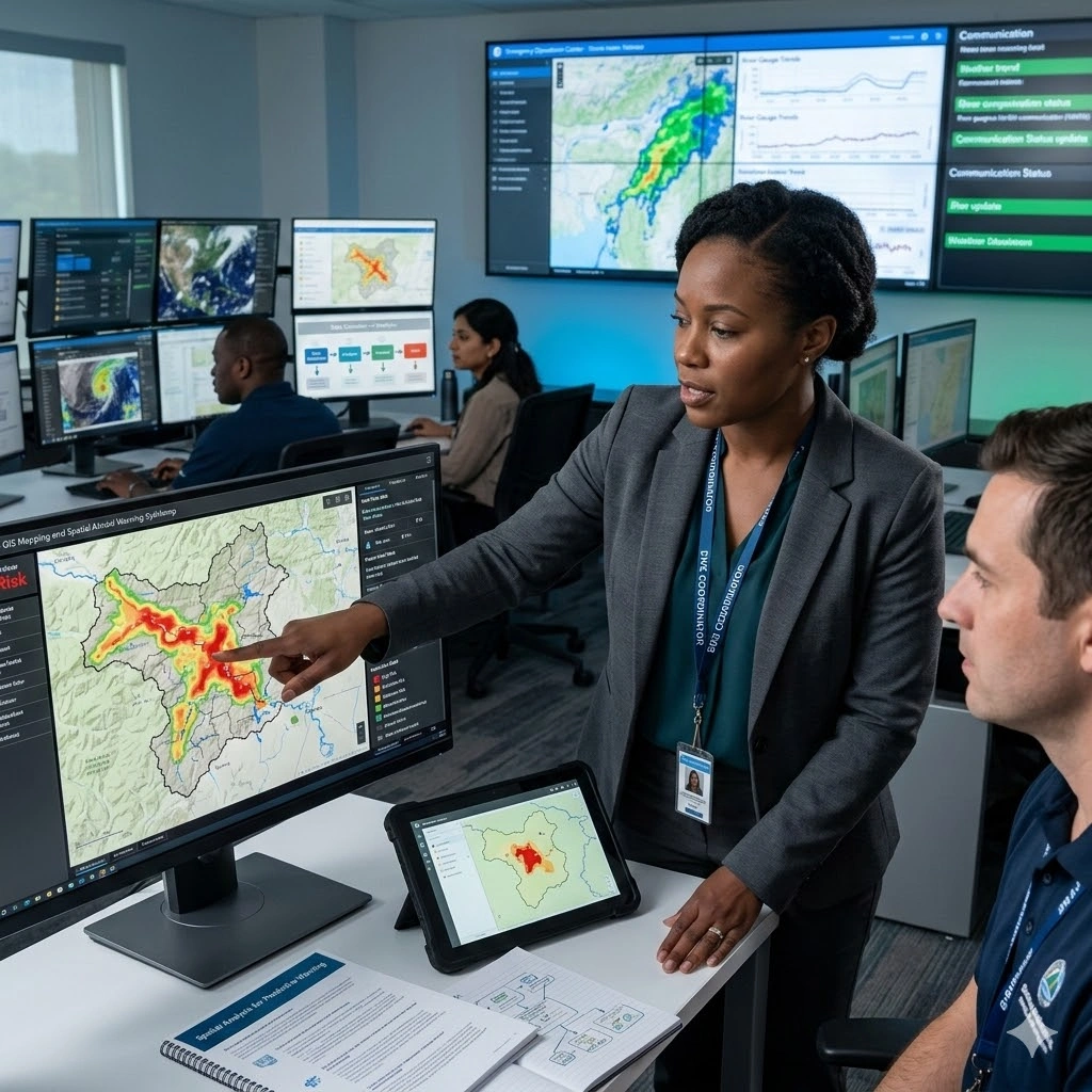 Training on GIS Mapping and Spatial Analysis in Early Warning Systems