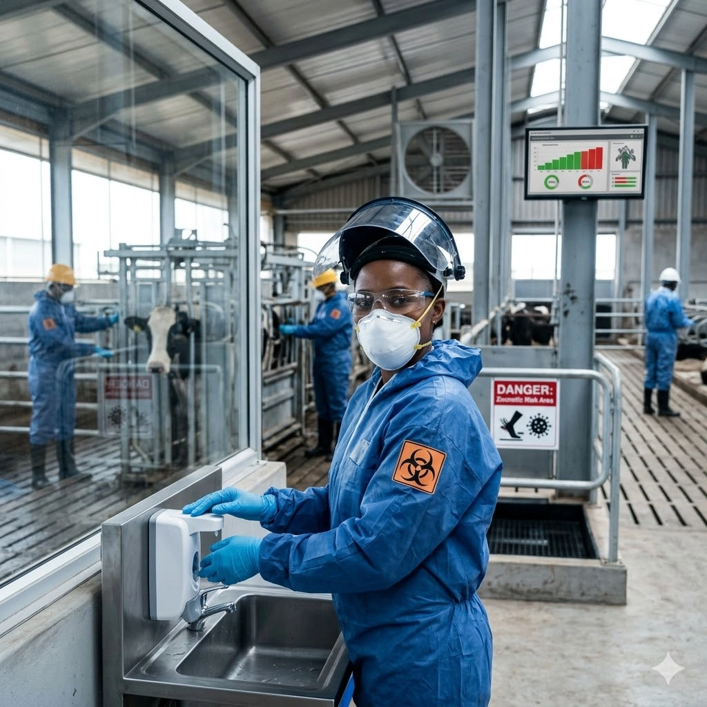 Training on Zoonotic Risk Management for Livestock Workers in High-Risk Environments