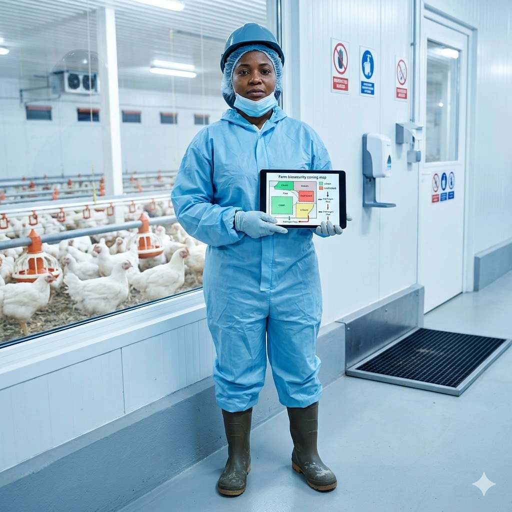 Training on Advanced Farm Biosecurity Protocols for Poultry and Swine Operations