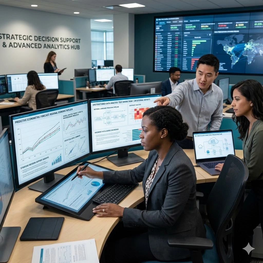 Training on Big Data Econometrics and Handling Large Unstructured Datasets for Strategic Decision-Making