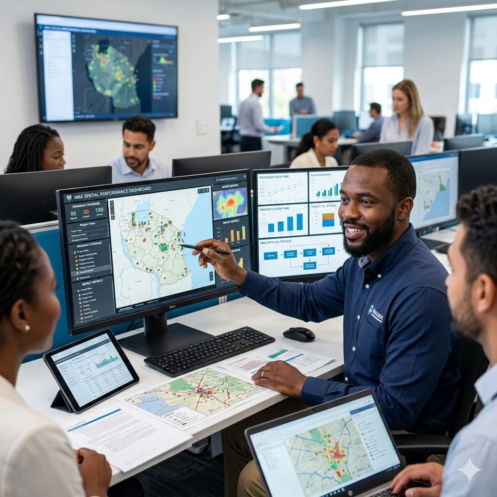 Training on Monitoring and Evaluation using GIS